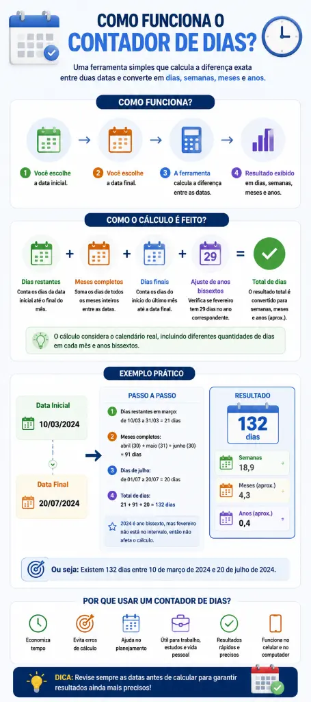 como funciona o contador de dias
